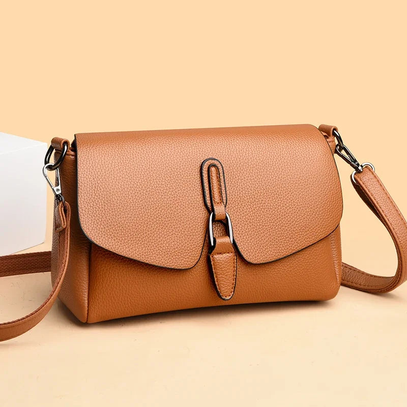 New Soft Leather Crossbody Bags for Women Luxury Handbags Women Bags Designer Female Casual Hand Shoulder Bag bolsos de mujer