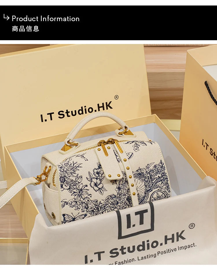Women's Handbag, Pillow Bag, Women's 2024 New Single Shoulder Crossbody Handbag, Designer's High Level Sense