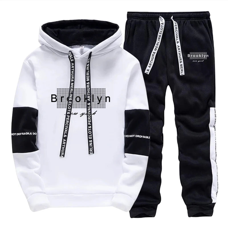 Mens Tracksuit Printing Casual Sweatshirts Outdoors Sports Jogging Man Clothing Hot Sales Streetwear Single Piece Hoodies Pants