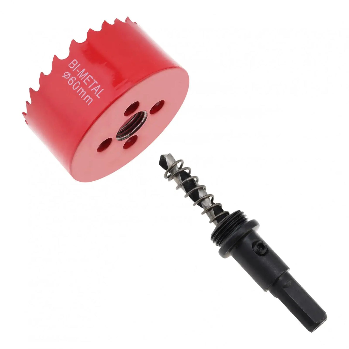 60mm M42 HSS Bi-Metal Hole Saw Drilling Hole Cutter Toosl for Wood Boards / Plastic Drywall / Metal Sheet, HSS Bi-Metal Hole Saw