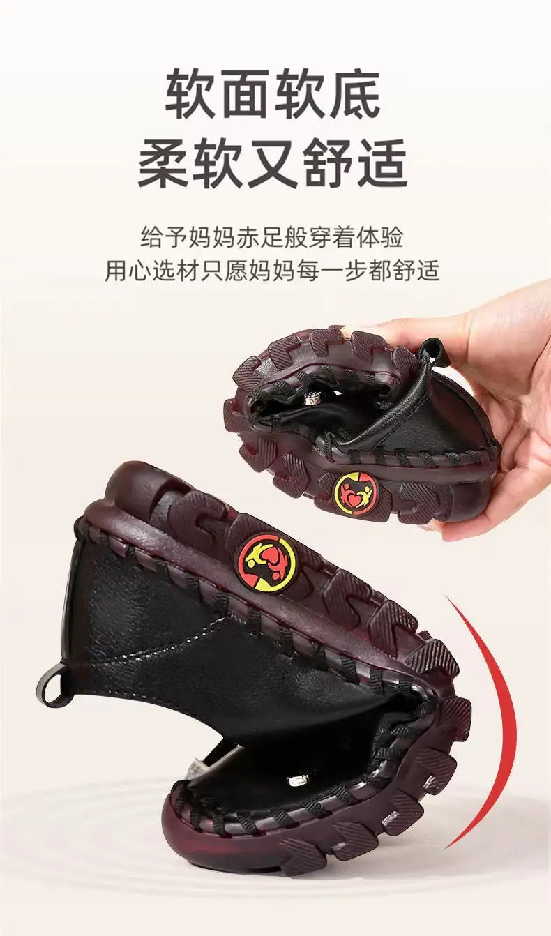 2025 Women's Flat Shoes New Orthopedic Loafers Woman Moccasins Stitched Slip On Ballet Flats For Women Nurse Shoes Medical