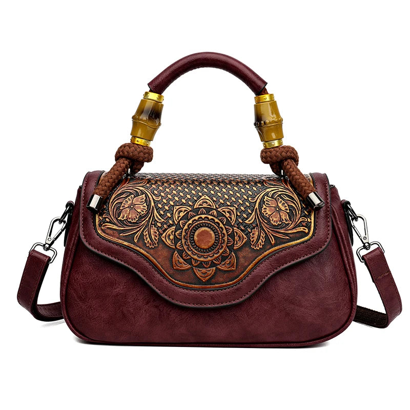 Retro Shoulder Bag Women Handbag High-quality 3D Printed Diagonal Crossbody Classic Office Not Too Big or Too Small Bag Luxury