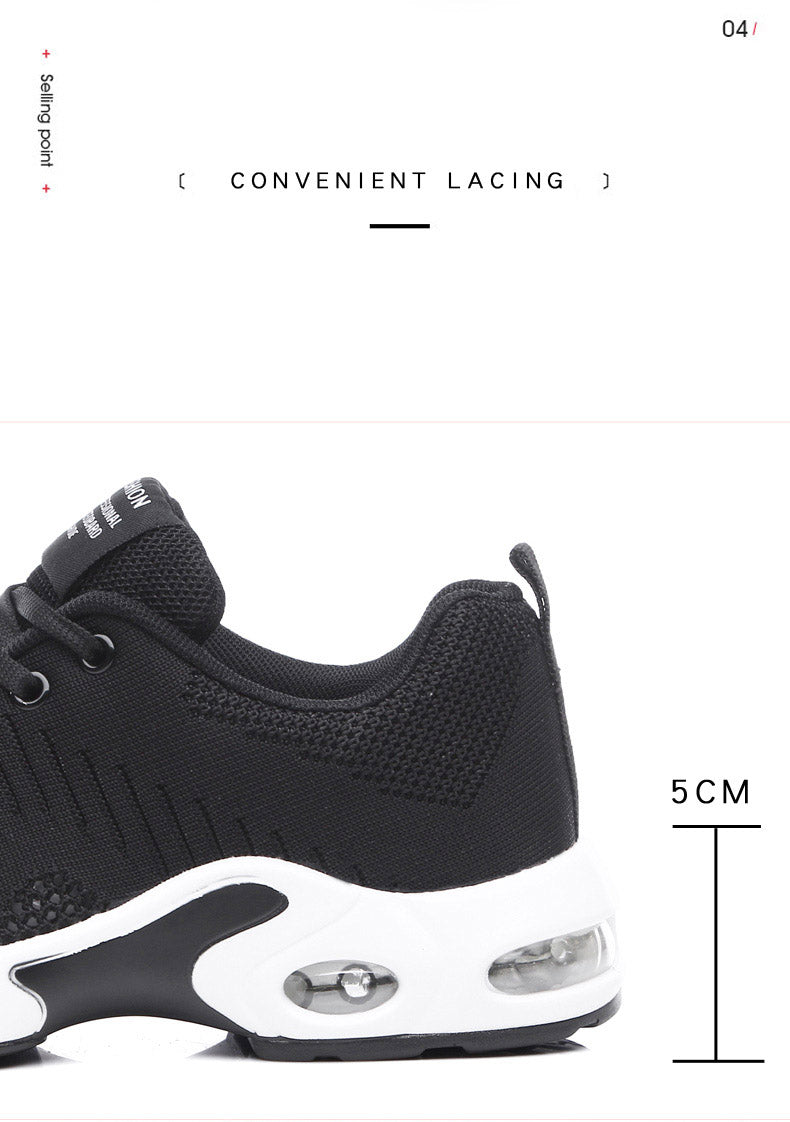 Women Sneakers Lightweight Knitted Shoes Women Casual Flats Shoes Female Tennis Shoes Non-Slip Women Sport Shoes