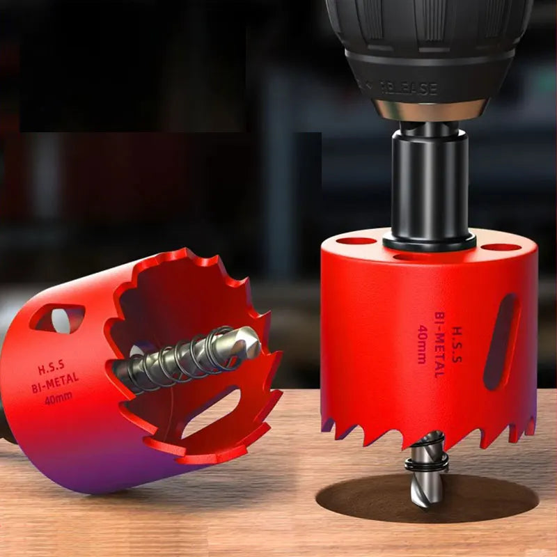 Hole Saws 1PC 20mm-200mm M42 Bi-Metal Drill Bit Cutter Carpentry Tools Cutting Metal Plastic Iron Hand Tools