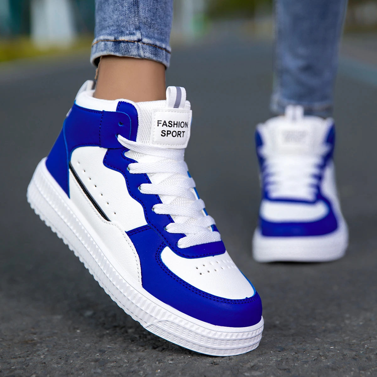 Four Seasons Men's Work Casual Shoes Leather Waterproof White Sports Sneakers Men's Trendy