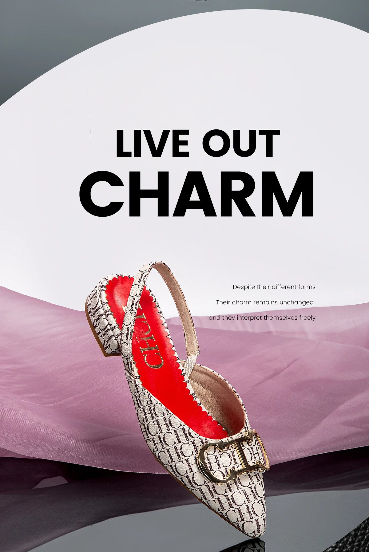 Classic Women's New 2024 Women's Low Heel Sandals Fashion Retro Design Letter Women's New Low Heel Shoes