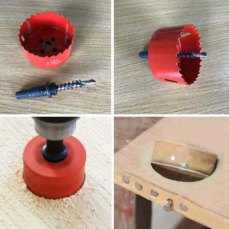 Hole Saws 1PC 20mm-200mm M42 Bi-Metal Drill Bit Cutter Carpentry Tools Cutting Metal Plastic Iron Hand Tools
