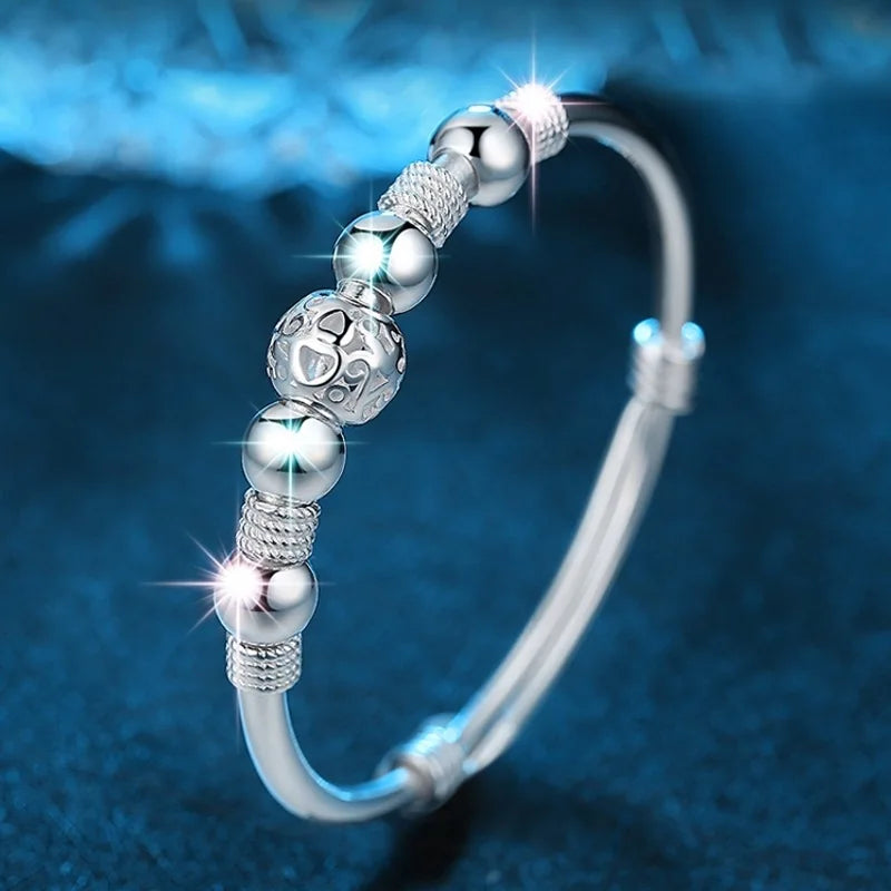 925 Sterling Silver Bracelet Beads High Quality for Men Women Luxury Wedding Jewelry Engagement Fashion Party Gifts