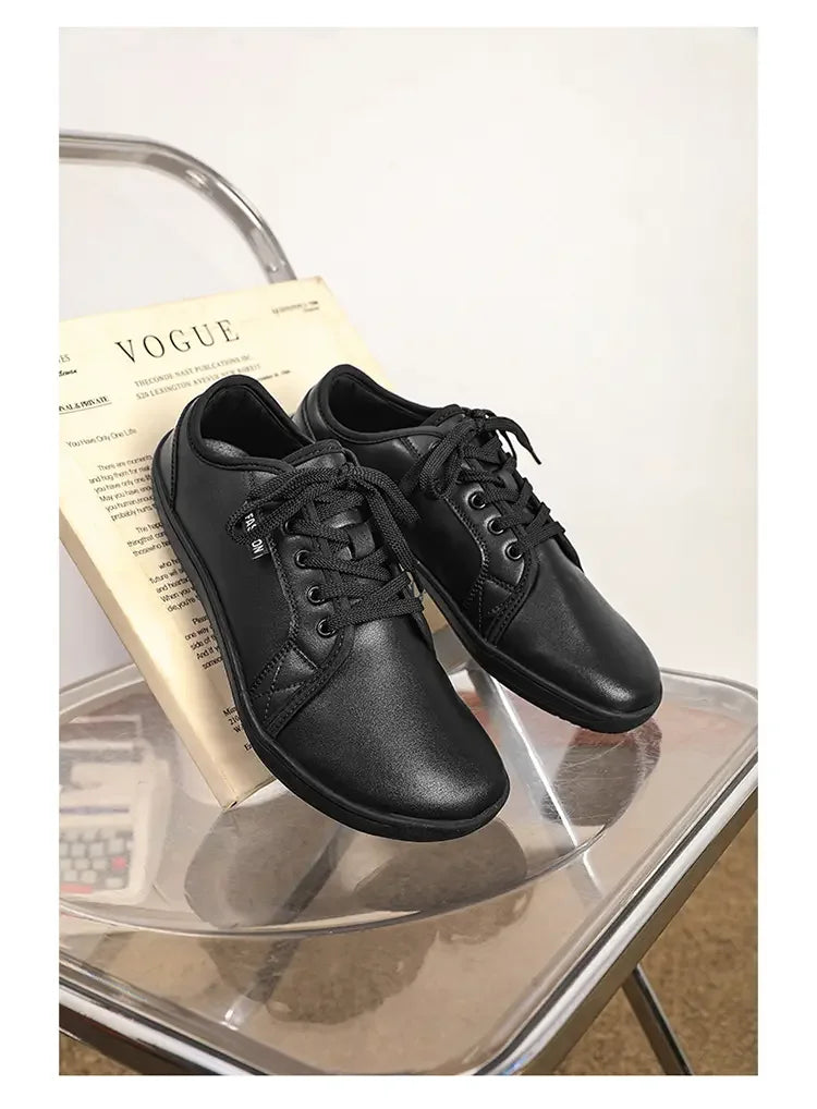 Minimalist Shoe Size 37-48 Men's and Women's Wide Toe Barefoot Casual Artificial Leather Lightweight Walking Sports Shoes