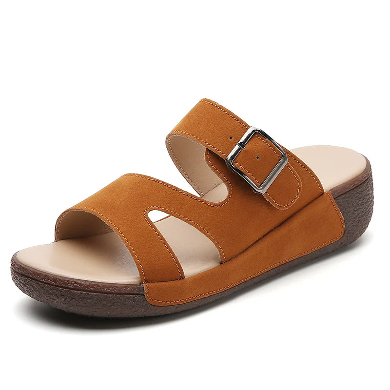 Women Slippers Shoes For Women Summer Sandals Platform Shoes With Heels Slippers Mujer Casual Outdoor Walking Summer Shoes