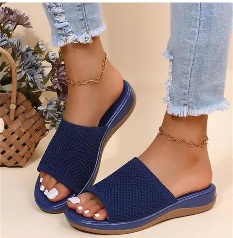 Woman Sandals Shoes Summer Party Women's Sandals Outdoor Women's Shoes Soft Sandals Ladies Slip On Slipper Female Footwear