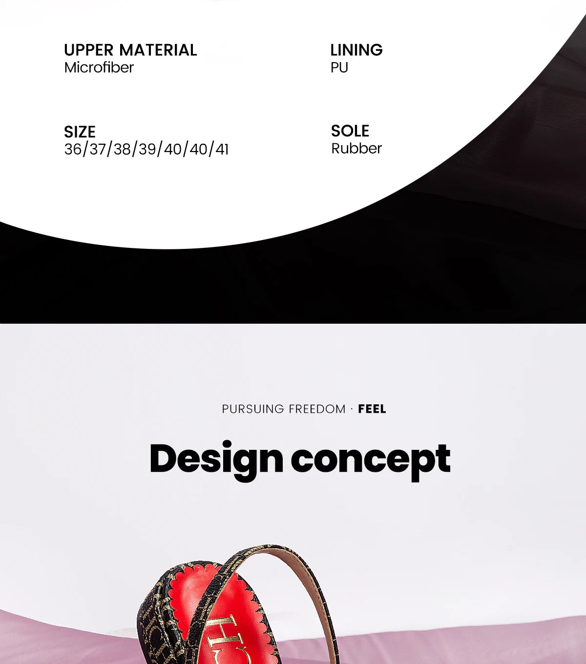 Classic Women's New 2024 Women's Low Heel Sandals Fashion Retro Design Letter Women's New Low Heel Shoes