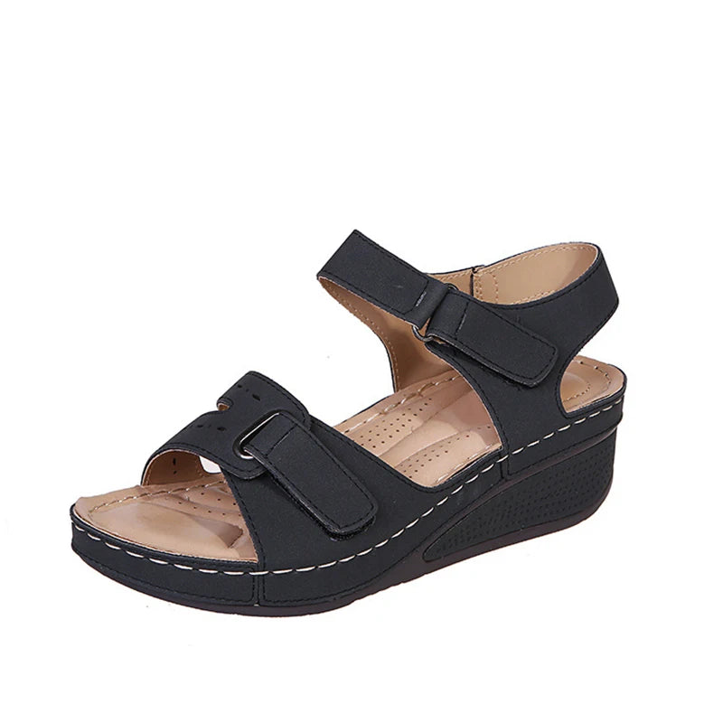 Summer Women Shoes Sandals Open Toe Walking Shoes Soft Ladies Shoes Wedge Women Shoe Party Sandal Women Female Footwear
