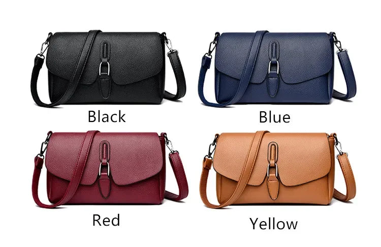 New Soft Leather Crossbody Bags for Women Luxury Handbags Women Bags Designer Female Casual Hand Shoulder Bag bolsos de mujer