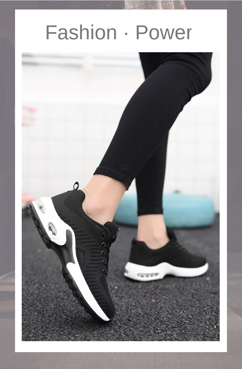 Women Sneakers Lightweight Knitted Shoes Women Casual Flats Shoes Female Tennis Shoes Non-Slip Women Sport Shoes