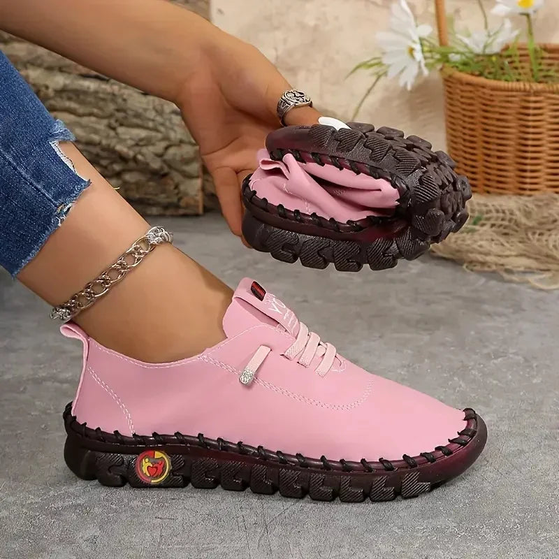Women Sneakers Tide Designer Mom Shoes for Women New Thick Bottom Fashion Sneakers Women Comfortable Outdoor Loafers
