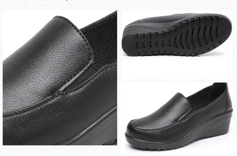 2025 Spring Autumn Women's Flats Shoes Flower Women Round Toe Office Shoe Comfortable Women Shoes Casual Thick Sole Shoes