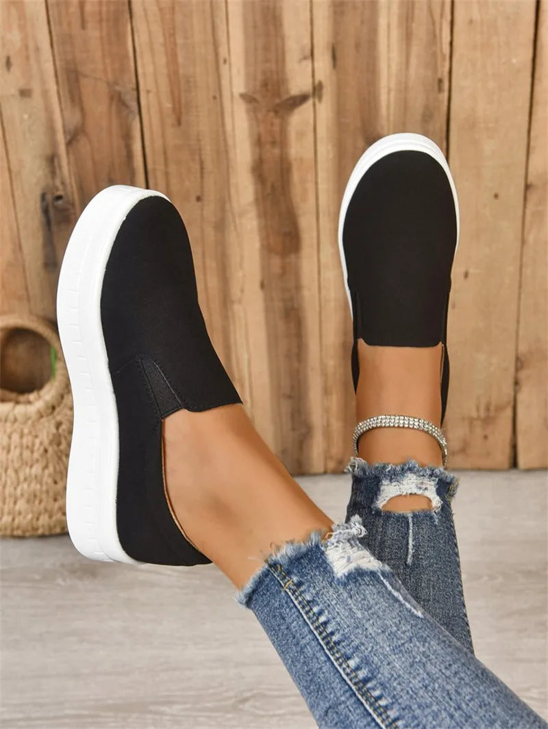 Shoes for Women Spring Leisure Sneakers New Womens Lazy Footwear Lightweight Thick Sole Platform Women Shoes Size 36-43