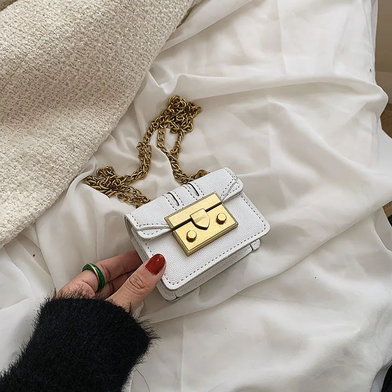 Handbag Women's 2024 Trend Woman Shoulder Purse Chain Female Bag Mini Summer Crossbody Bags for Women Fashion Luxury Designer