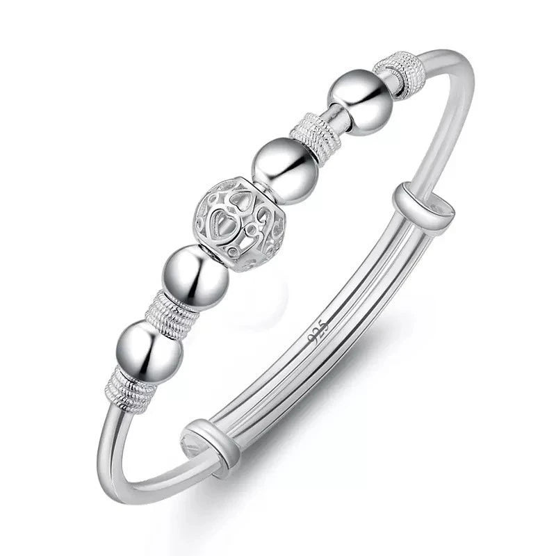 925 Sterling Silver Bracelet Beads High Quality for Men Women Luxury Wedding Jewelry Engagement Fashion Party Gifts