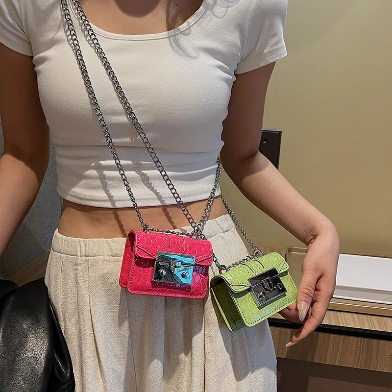 Handbag Women's 2024 Trend Woman Shoulder Purse Chain Female Bag Mini Summer Crossbody Bags for Women Fashion Luxury Designer