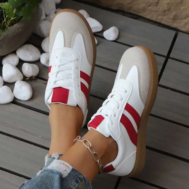 2026 Women Tennis Sneakers Flats Ladies Fashion Vulcanized Shoes Spring Autumn Woman Outdoor Trainers Footwear Женская Обувь