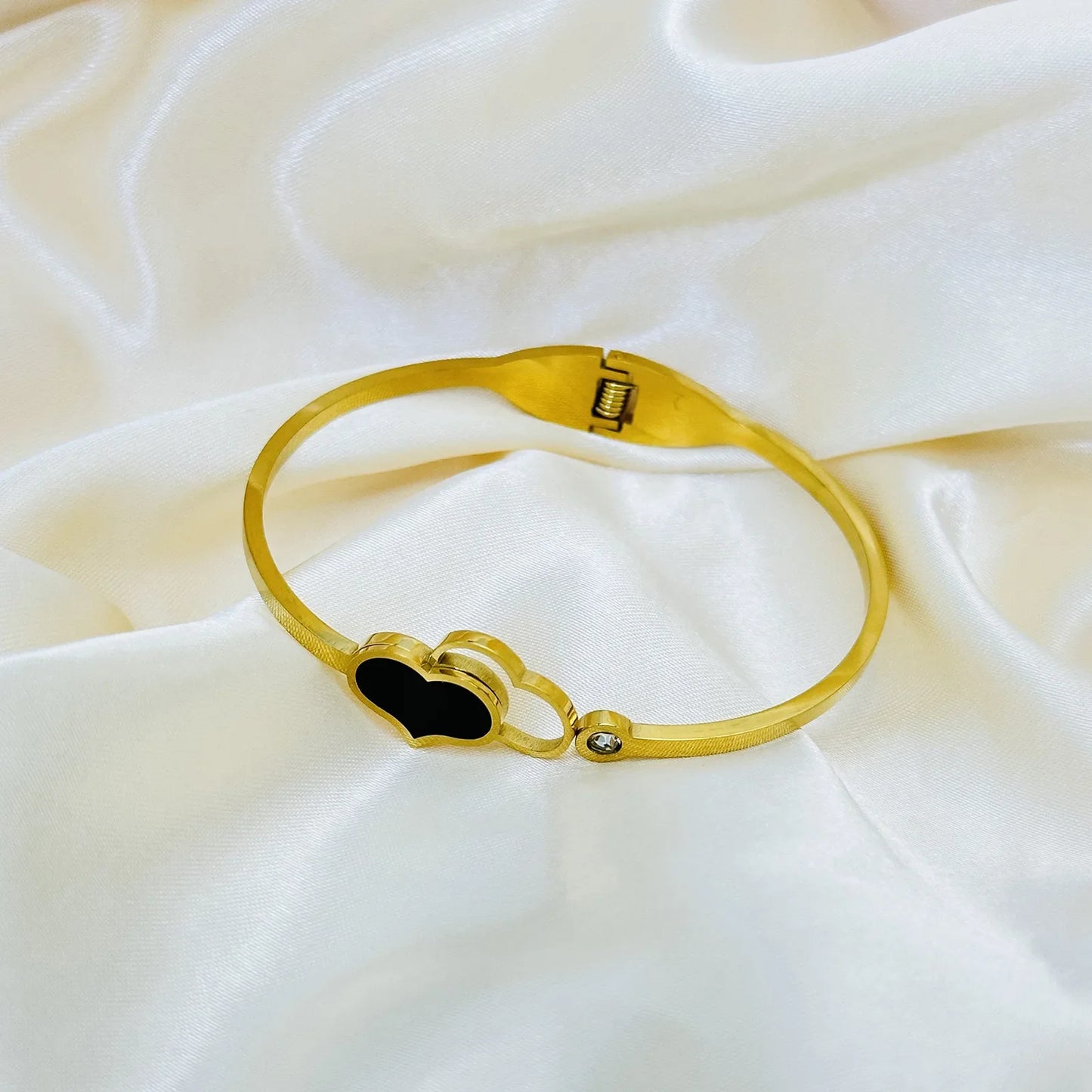 Silver Color Bangles Bracelet for Women Girls Titanium Steel 18K Gold Plated Waterproof Jewelry Luxury Sparkling Zircon Bangles