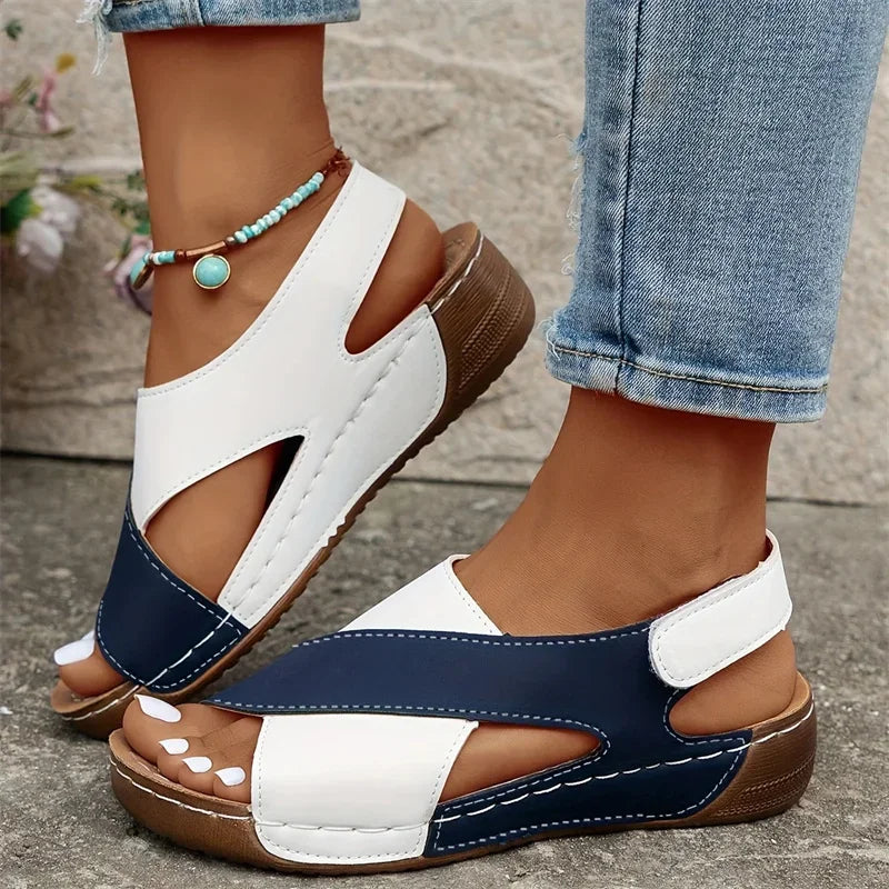 2025 Women Wedges Sandals Summer Fashion Sandals Lightweight Casual Sandals Shallow Outdoor Beach Shoes Women Sandalias De Mujer