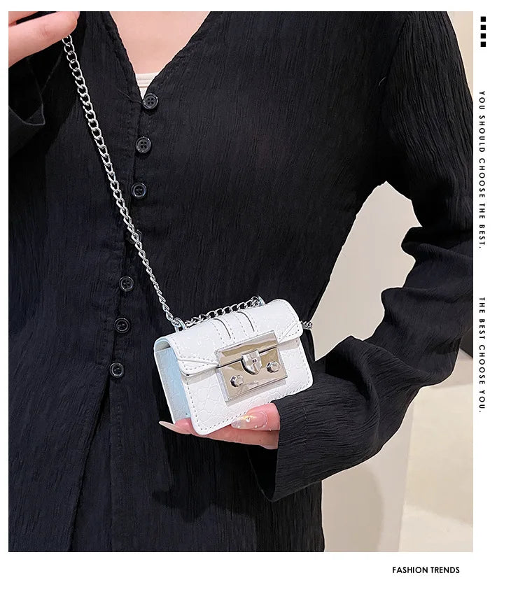 Handbag Women's 2024 Trend Woman Shoulder Purse Chain Female Bag Mini Summer Crossbody Bags for Women Fashion Luxury Designer