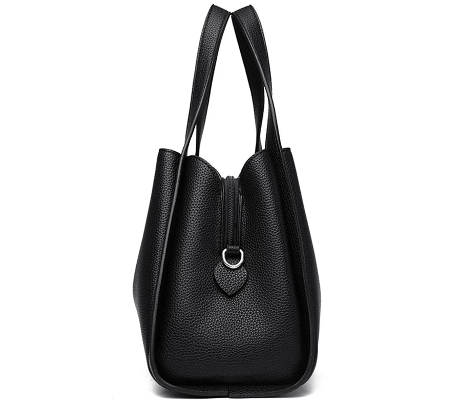 Genuine Brand Soft Leather Top-handle Bags Female Handbags Women Shoulder Crossbody Totes Messanger Bag Large Capacity Big Sac