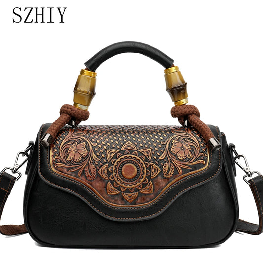 Retro Shoulder Bag Women Handbag High-quality 3D Printed Diagonal Crossbody Classic Office Not Too Big or Too Small Bag Luxury