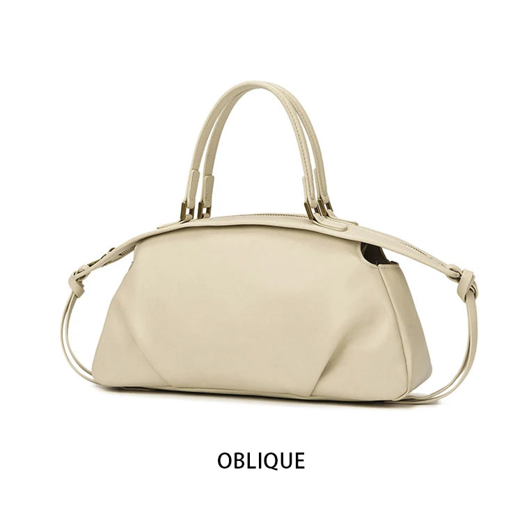 New Women's Bags, Fashionable and Simple Handbags, Niche High-End Shoulder Bags, Versatile Casual Bags for Commuting, Large-Capacity Tote Bags, Soft Leather Crossbody Bags