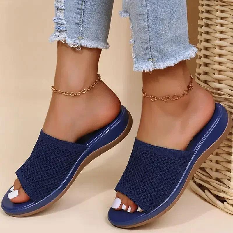 Woman Sandals Shoes Summer Party Women's Sandals Outdoor Women's Shoes Soft Sandals Ladies Slip On Slipper Female Footwear