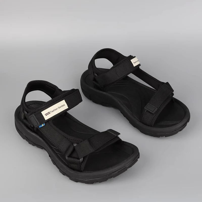 Ladies' Fashion Casual Flat Sandals Outdoor Summer  Open-Toe Beach  Shoes Soft Sole Comfort Women's Breathable Walking Sandials