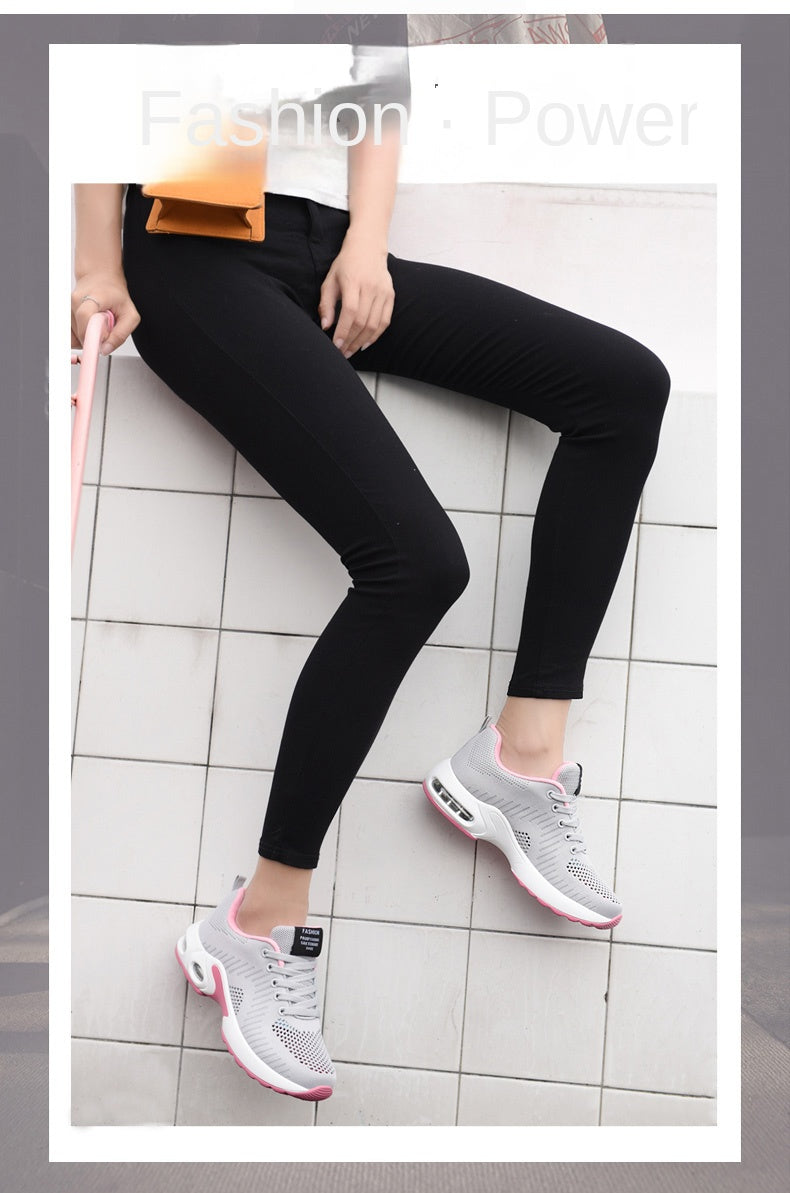Women Sneakers Lightweight Knitted Shoes Women Casual Flats Shoes Female Tennis Shoes Non-Slip Women Sport Shoes
