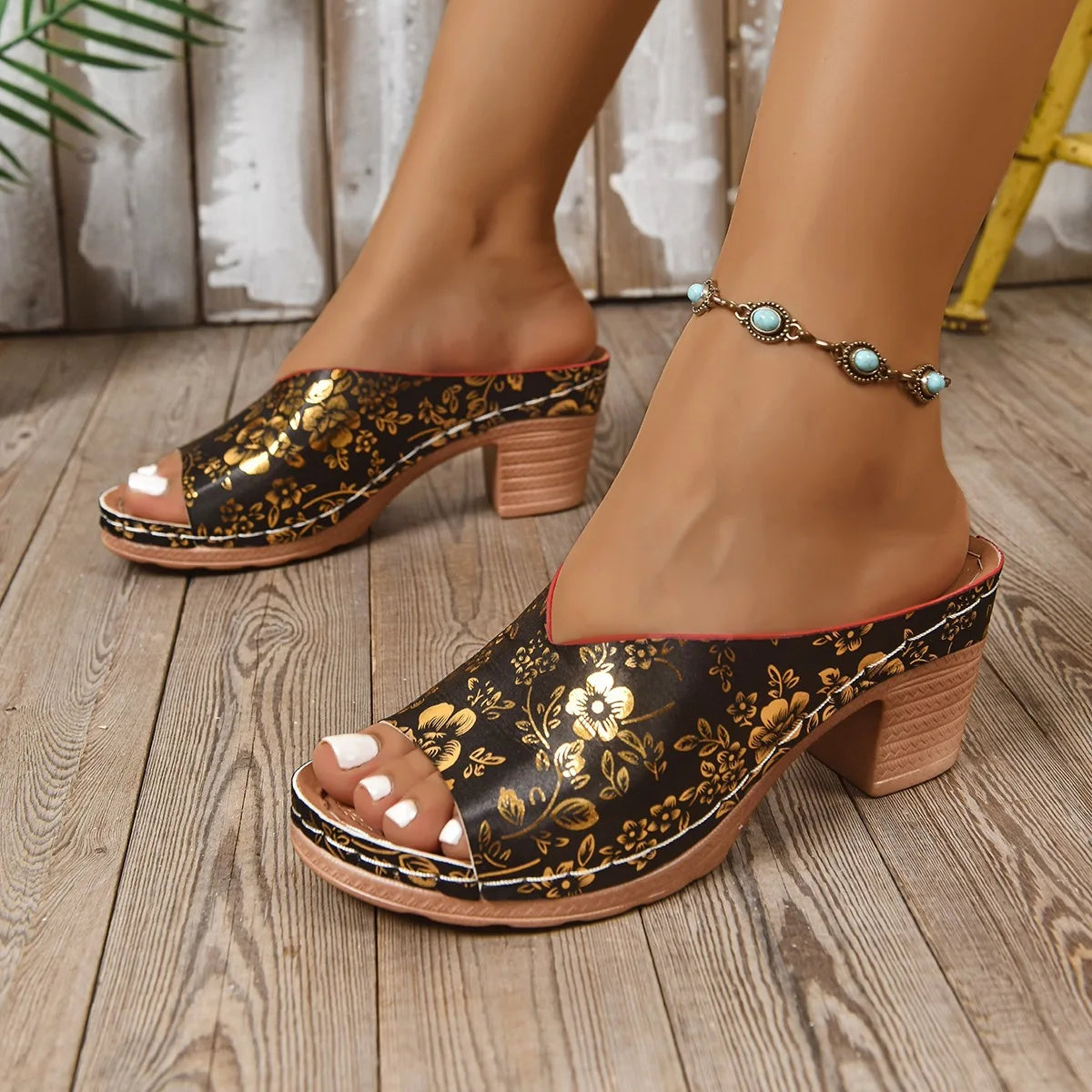 Women Shoes Fashion Sandals Wedge Women Shoe Open Toe Slide Women's Sandals Beach Footwear Female Slippers Zapatos De Mujer
