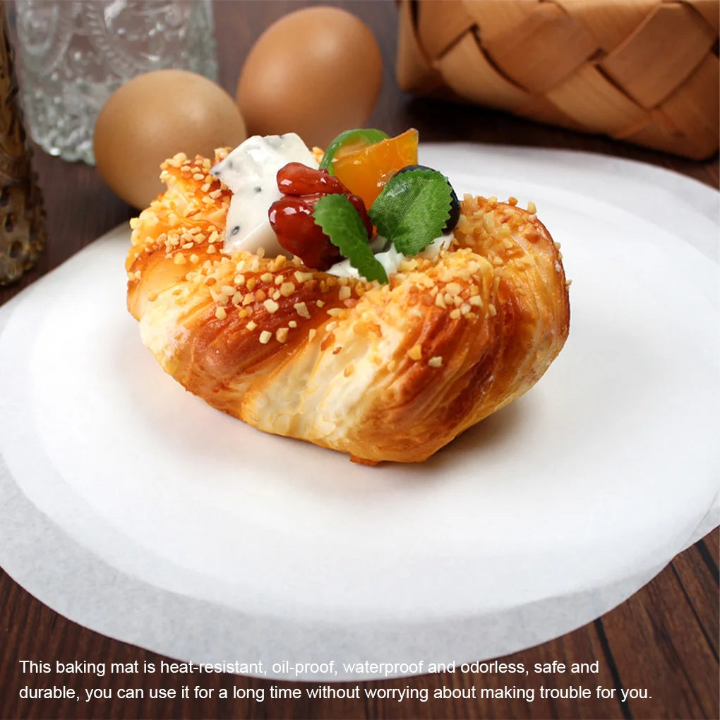 100PCS round parchment paper various sizes baking paper liner, suitable for round cake pan, round cheesecake, Cooking