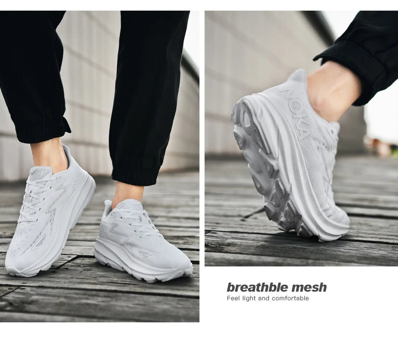 PARZIVAL Men's Sneaker Air Cushion Runner Trainers Tenis Marathon Sports Running Shoes Women Outdoor Athletic Speciality Sneaker