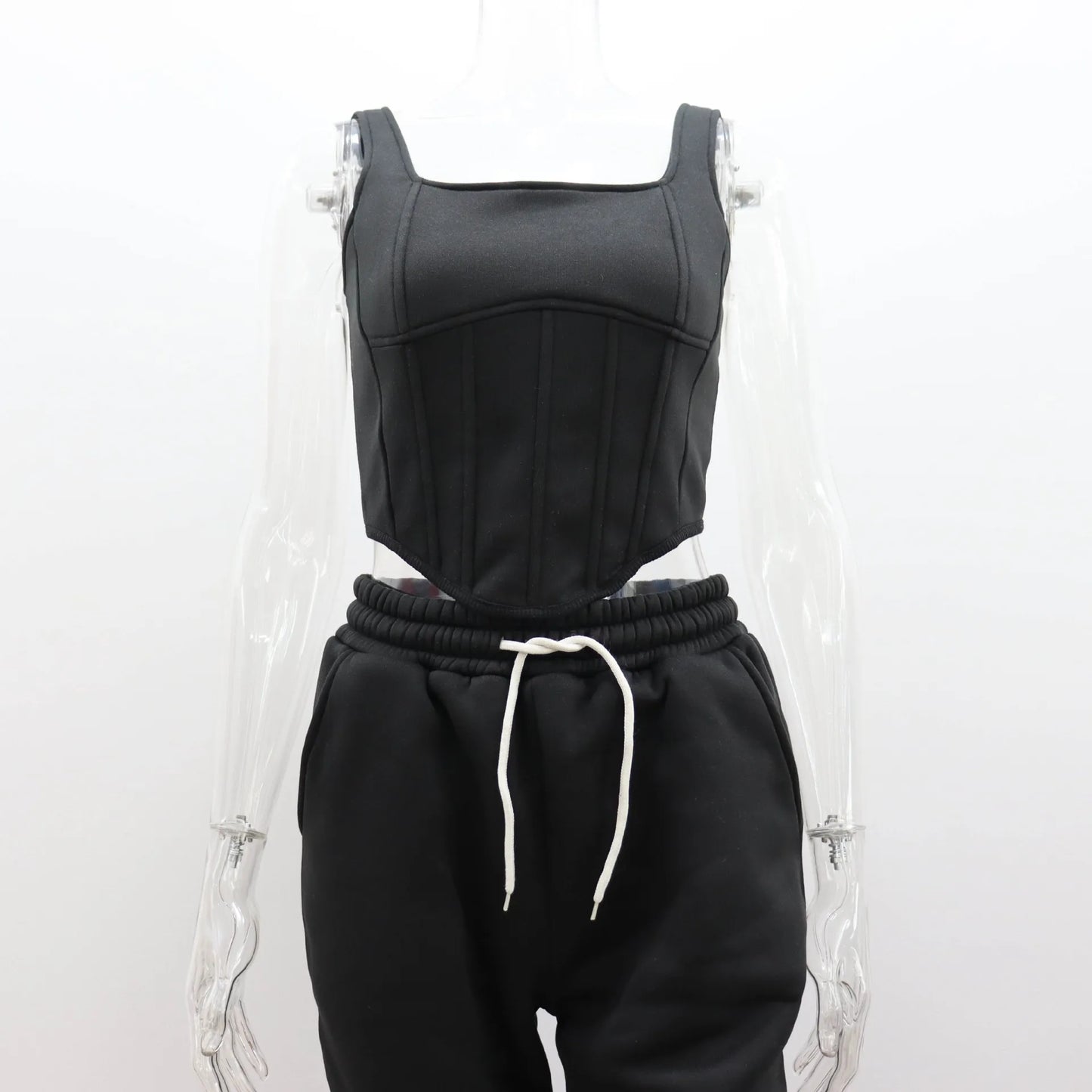 Sweat Suit Set Women Hoodies Three 3 Pieces Outfit Pants Sets Casual Loose Winter Warm Tracksuits 2 Two Pieces Solid Sportswear