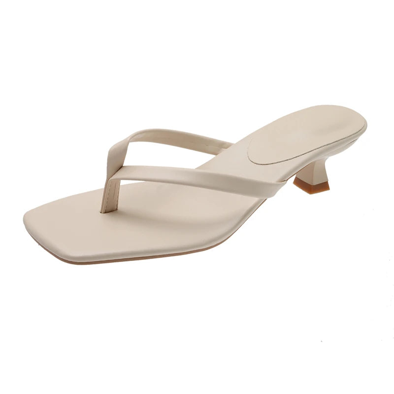 Women Slippers High Heels Sandals Sexy Open Toe Party Wedding New Summer Shoes Fashion Beach Woman Soft Slides Zapatos De Mujer