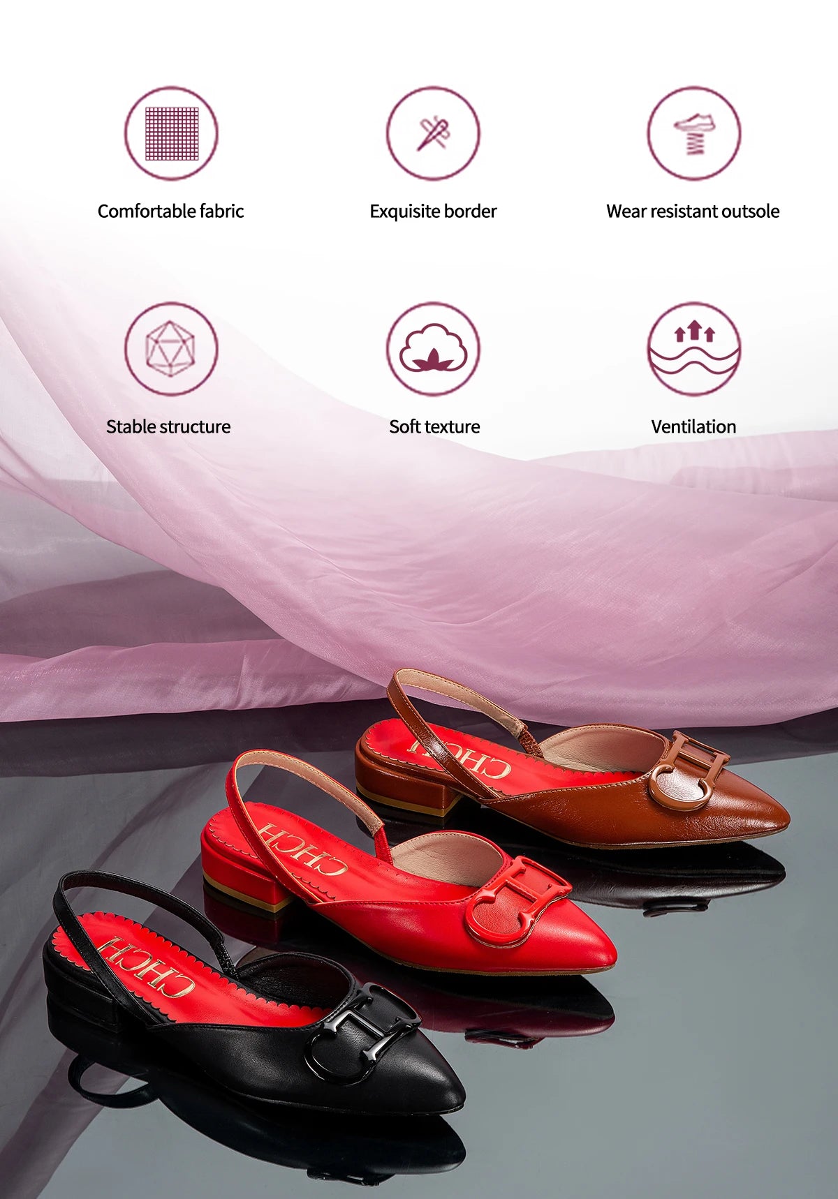Summer Women's New 2024 Women's Low Heel Sandals Fashion Solid Color Simple Women's New Sandals