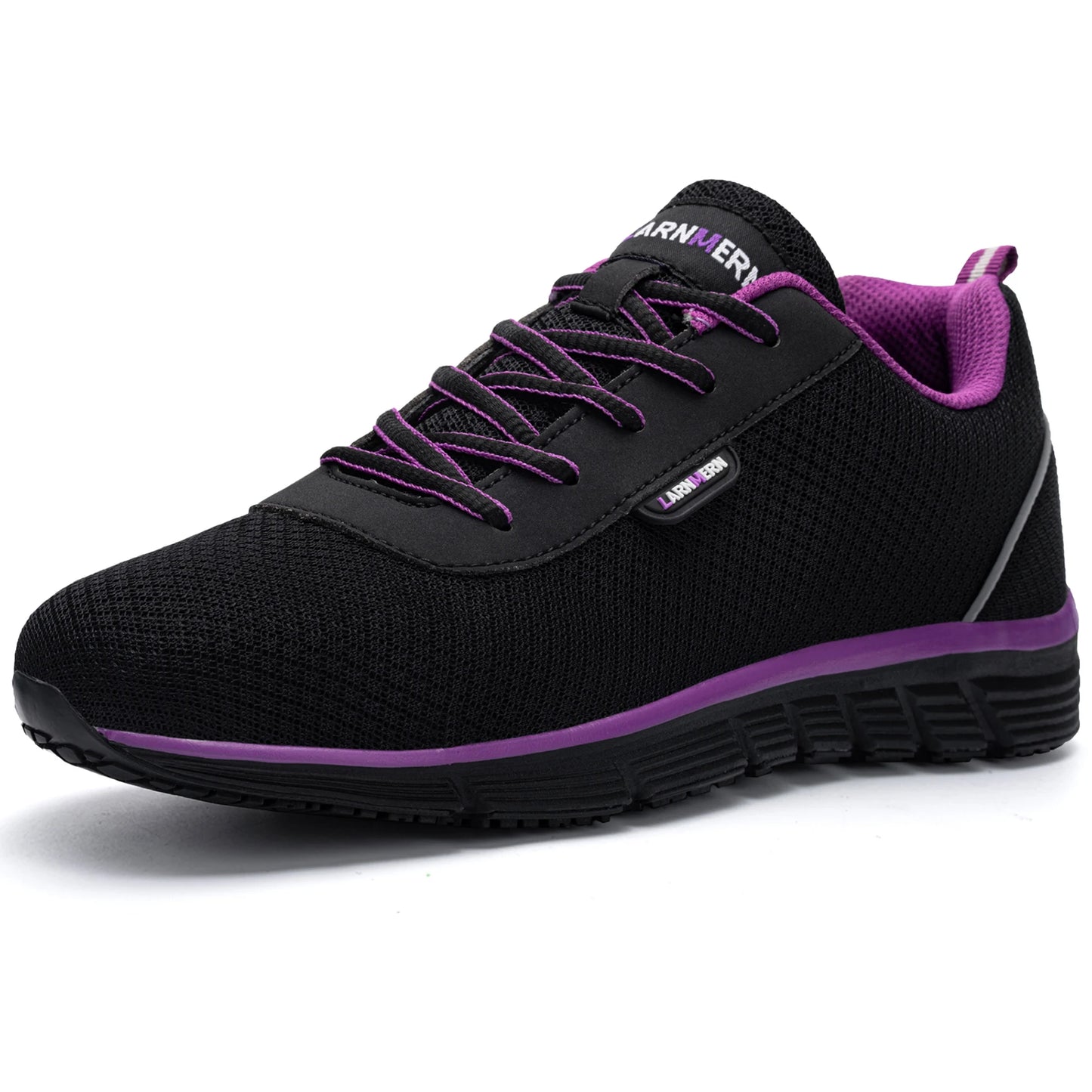 Women's Safety Work Shoes Steel Toe Shoe Lightweight Breathable Anti-smashing SRC Non-slip Sneaker Shoes