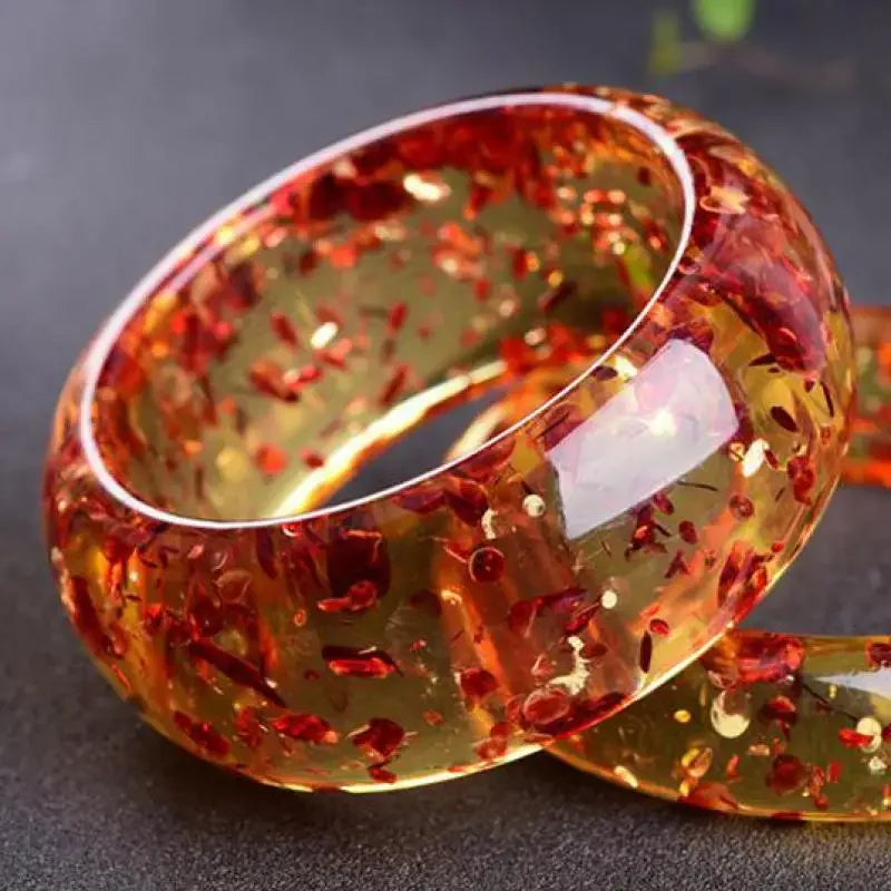 Natural Flower Amber Bangles Women Men Genuine Certified Baltic Amber Fine Jewelry Bangle Gift for Ladies Real Gemstone Bracelet
