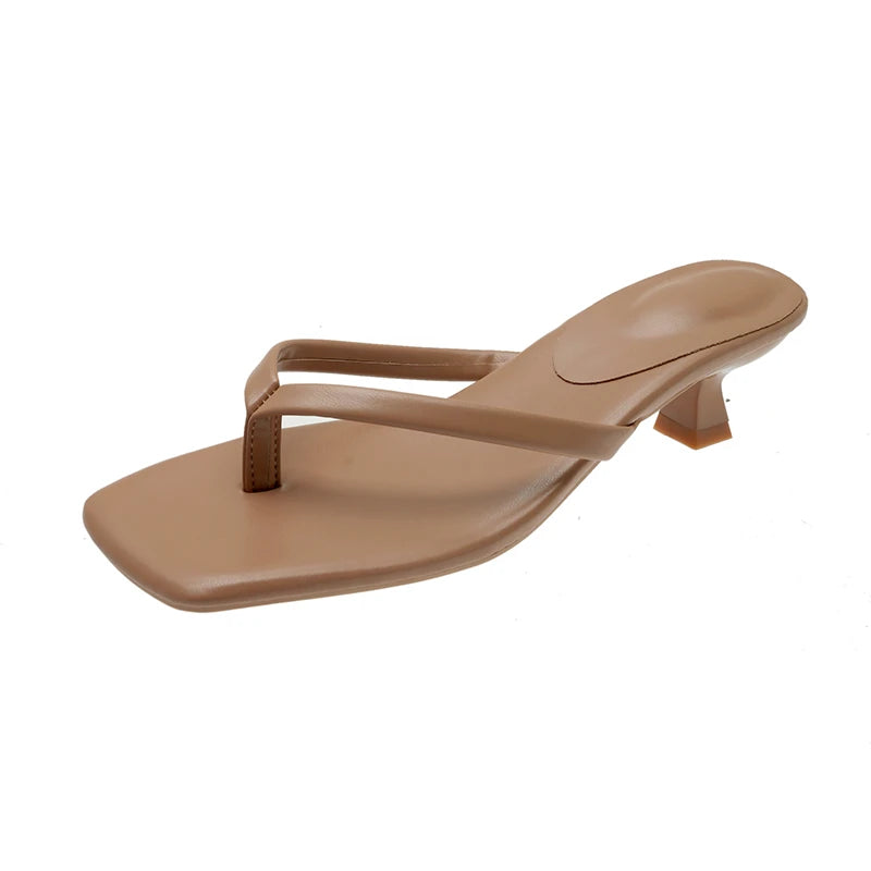 Women Slippers High Heels Sandals Sexy Open Toe Party Wedding New Summer Shoes Fashion Beach Woman Soft Slides Zapatos De Mujer