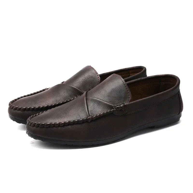 2025 Luxury Trendy Dress Shoes Men Loafers Split Leather Moccasins Shoes for Men Formal Mariage Wedding Shoe Botas Para Hombre