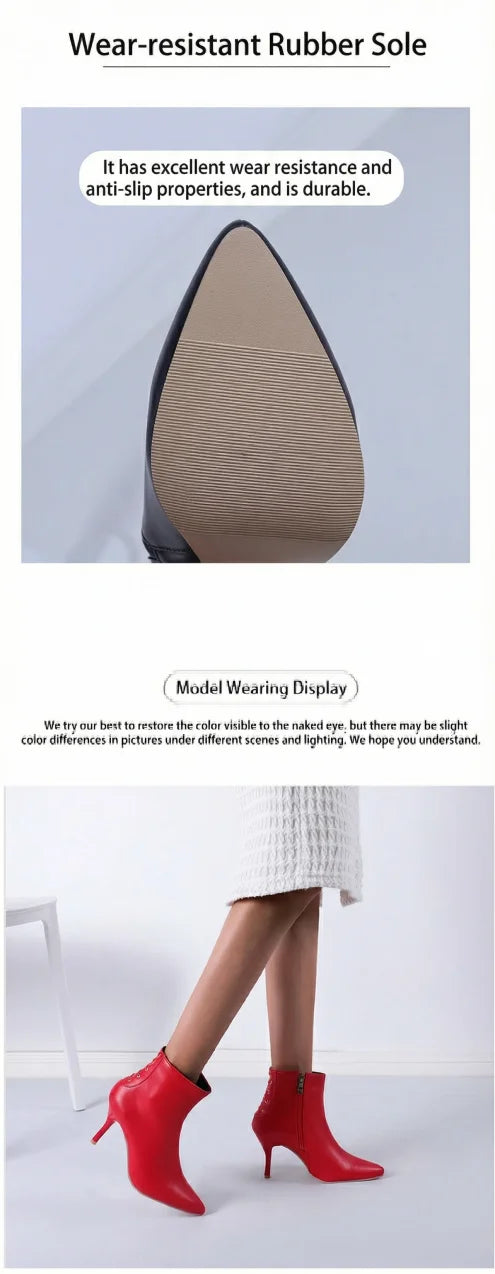 Women's Shoes, Elegant Spring, Summer, and Autumn Designer New Luxury Women's Single Shoes, High Heels, Stiletto Heels, Pointed Toe, Black, Red, White, Multi-Color, Ultra-High Heels, Party Sale, Versatile, Women's Gift, Limit