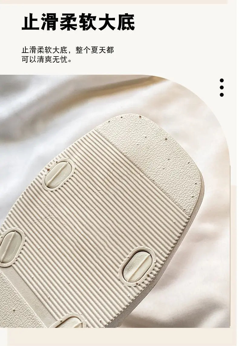 2026 New Home Women Sandals Lightweight Super Soft And Comfortable Thick-Soled Travel Slippers For Casual Versatile Outside