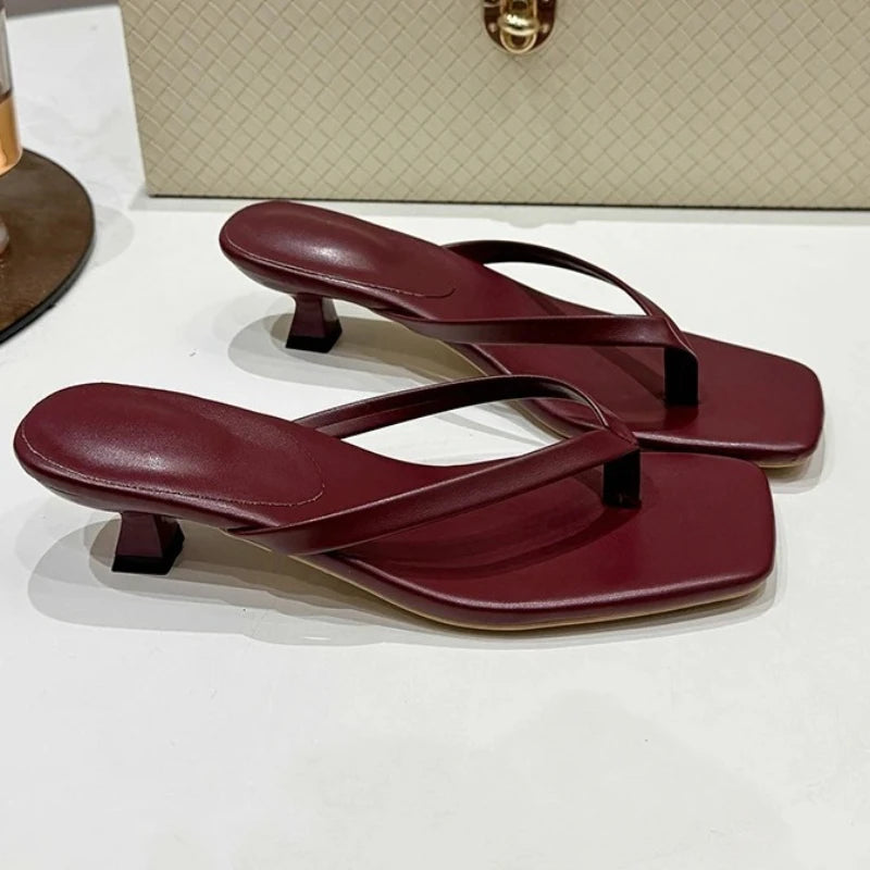 Women Slippers High Heels Sandals Sexy Open Toe Party Wedding New Summer Shoes Fashion Beach Woman Soft Slides Zapatos De Mujer