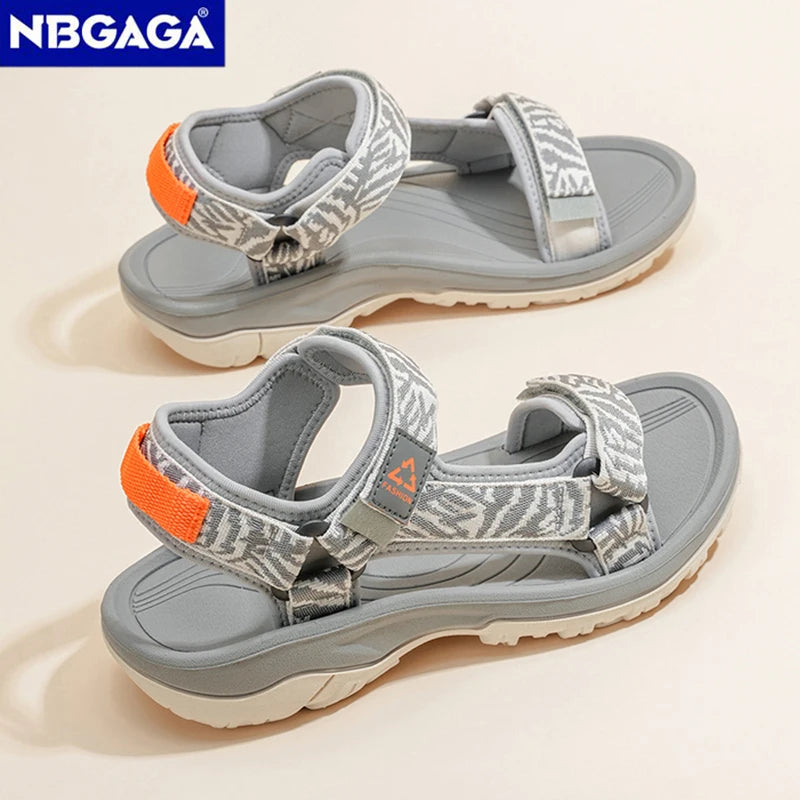 Ladies' Fashion Casual Flat Sandals Outdoor Summer  Open-Toe Beach  Shoes Soft Sole Comfort Women's Breathable Walking Sandials