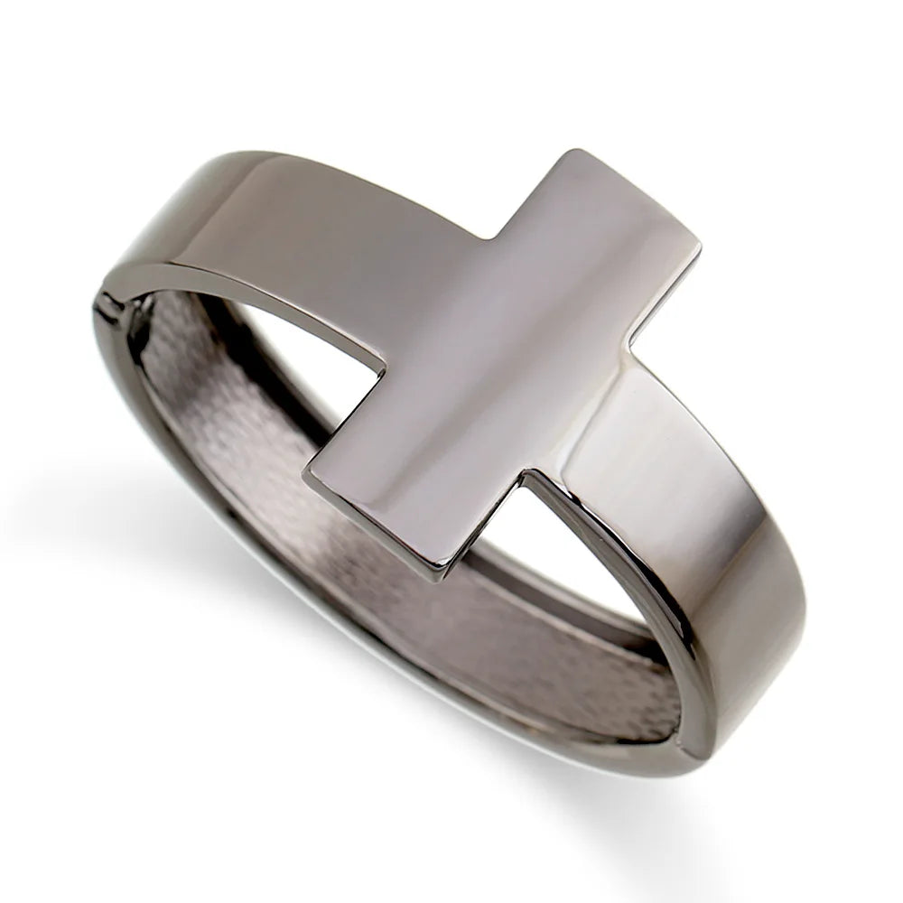 Big Cross Bangles for Women, Arm Cuff Jewelry